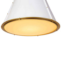 Regina Andrew - 16-1191WT - Three Light Chandelier - French - White