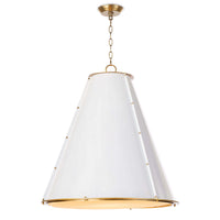 Regina Andrew - 16-1191WT - Three Light Chandelier - French - White