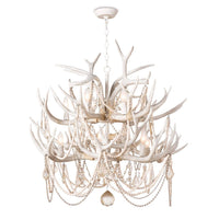 Regina Andrew - 16-1203 - 12 Light Chandelier - Cheyanne - White