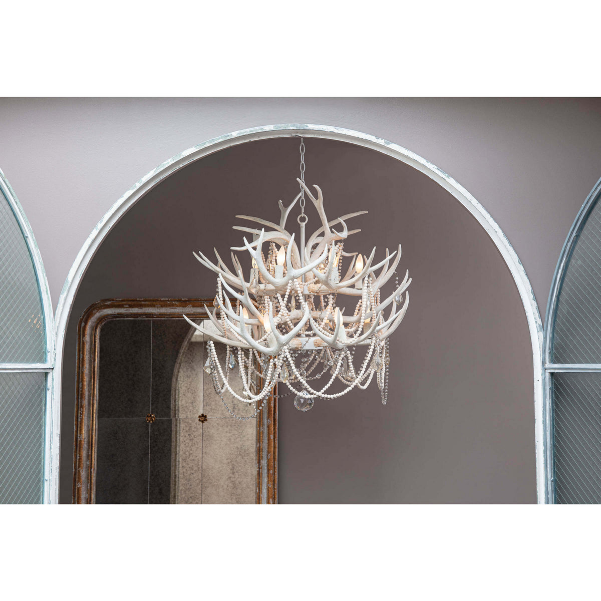 Regina Andrew - 16-1203 - 12 Light Chandelier - Cheyanne - White