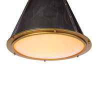 Regina Andrew - 16-1220BBNB - One Light Chandelier - French - Blackened Brass
