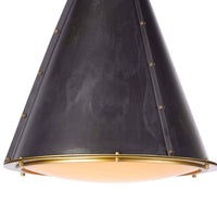 Regina Andrew - 16-1220BBNB - One Light Chandelier - French - Blackened Brass