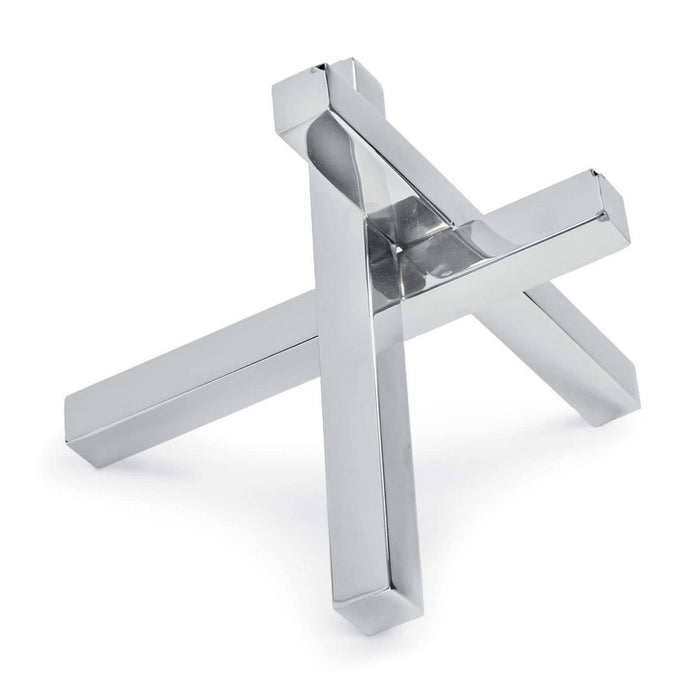 Regina Andrew Sculpture from the Intersecting collection in Polished Nickel finish