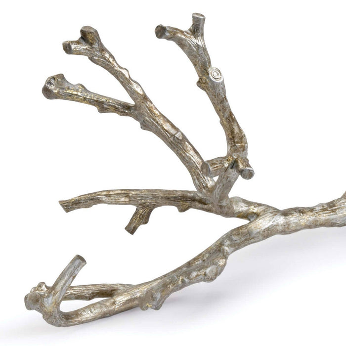 Regina Andrew Objet from the Metal collection in Ambered Silver Leaf finish