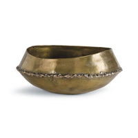 Regina Andrew Bowl from the Bedouin collection in Natural Brass finish
