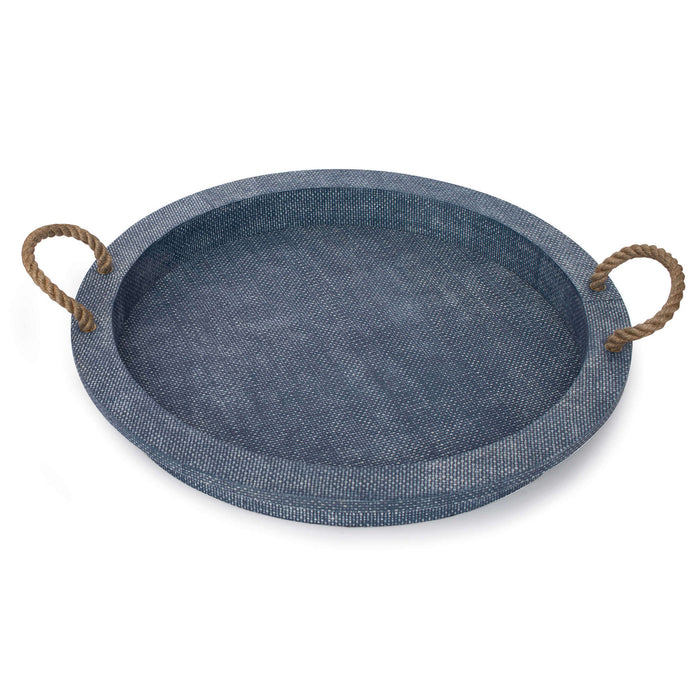 Regina Andrew Serving Tray from the Aegean collection in Indigo finish