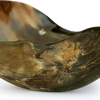 Regina Andrew Bowl from the Black collection in Natural finish