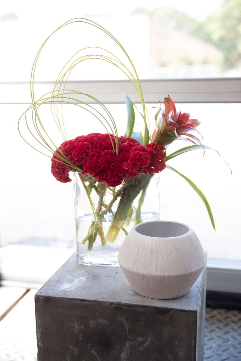 Design Shop White Avon Pot, 6.5" X 4.5", Set of 2.