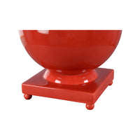 Chelsea House Opus Ceramic Lamp - Red