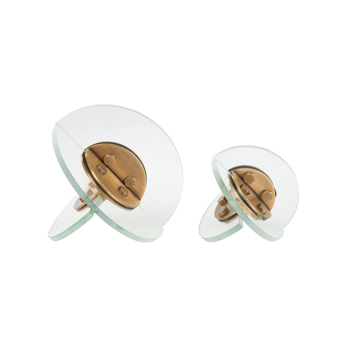 Wildwood Ridgeway Sculpture - Antique Brass (Set of 2)
