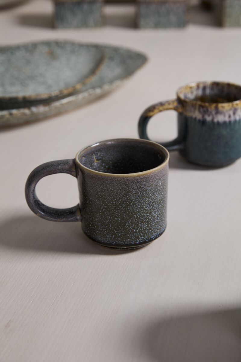 Design Shop Starling Mug 5.5"x 3.5"x 3.25", Set of 4