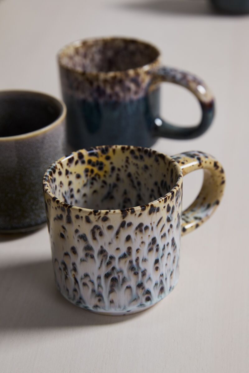 Design Shop Starling Mug 5.5"x 3.5"x 3.25", Set of 4