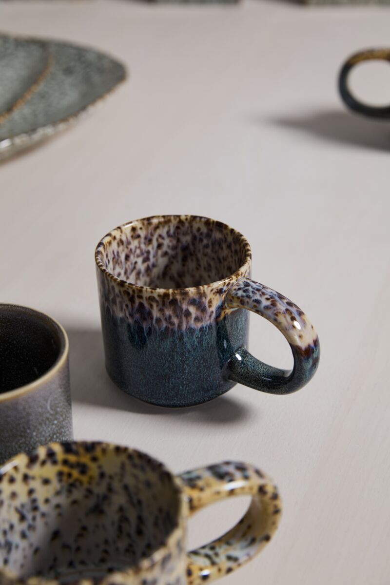 Design Shop Starling Mug 5.5"x 3.5"x 3.25", Set of 4