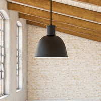 Kuzco Lighting - 493513-BK - One Light Pendant - Irving - Black