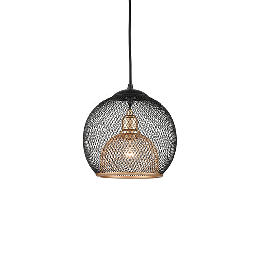 Kuzco Lighting - 494412-BK/GD - One Light Pendant - Gibraltar - Black/Gold