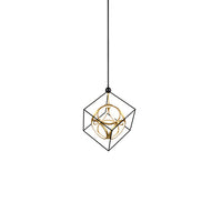 Kuzco Lighting - CH19220-BK/AN - LED Chandelier - Monza - Black/Antique Brass