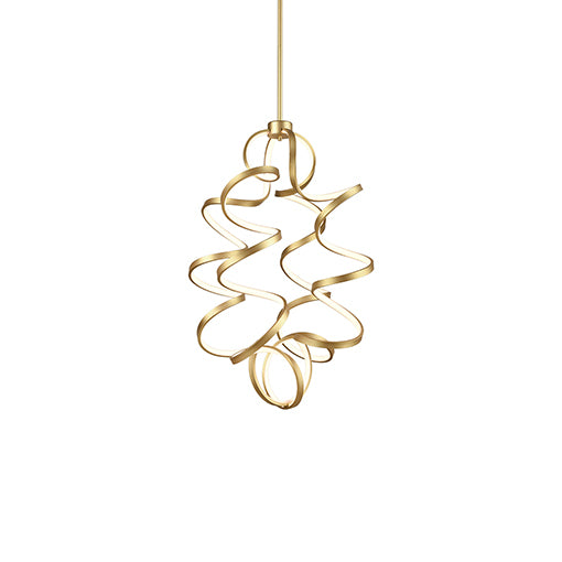 Kuzco Lighting LED Chandelier from the Synergy collection in Antique Brass|Antique Silver|Black finish