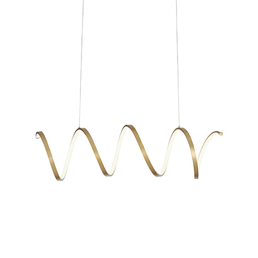Kuzco Lighting LED Pendant from the Synergy collection in Antique Brass|Antique Silver|Black finish