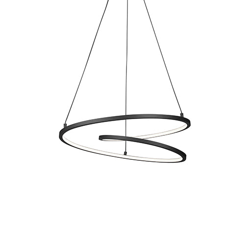 Kuzco Lighting - PD11119-BK - LED Pendant - Twist - Black