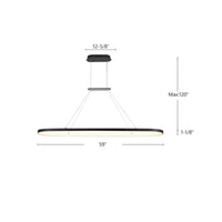Kuzco Lighting - PD19359-BK - LED Pendant - Eerie - Black