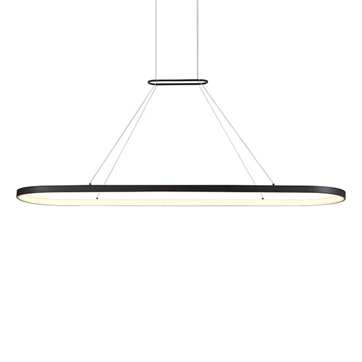 Kuzco Lighting LED Pendant from the Eerie collection in Antique Brass|Black finish