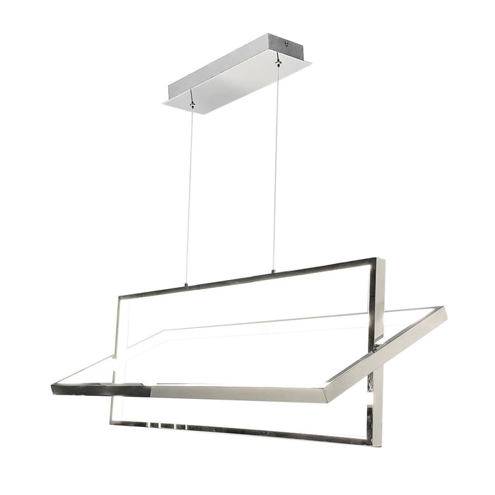 Artcraft LED Island Pendant from the Linear collection in Chrome finish