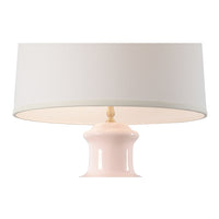 Chelsea House Greenwich Ceramic Lamp - Pink