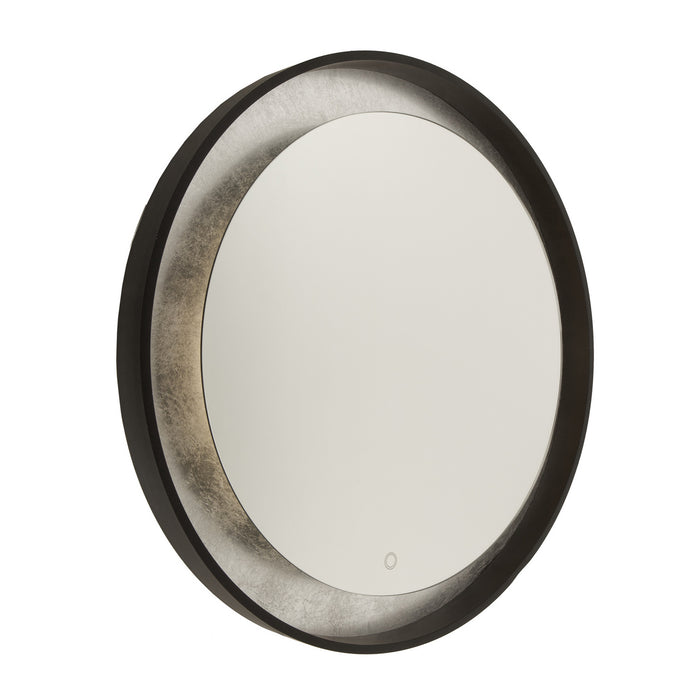 Artcraft LED Mirror from the Reflections collection in Oil Rubbed Bronze & Silver Leaf finish