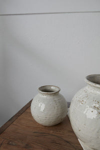 Design Shop White Page Vase, 4.5" X 4.25".