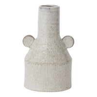 Design Shop White Luka Vase, 5" X 7.75".
