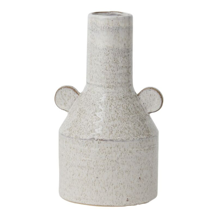Design Shop White Luka Vase, 5.5" X 9.25".