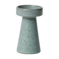 Design Shop Turquoise Dirillo Candlestick, 3.5" X 6.25", Set of 2.