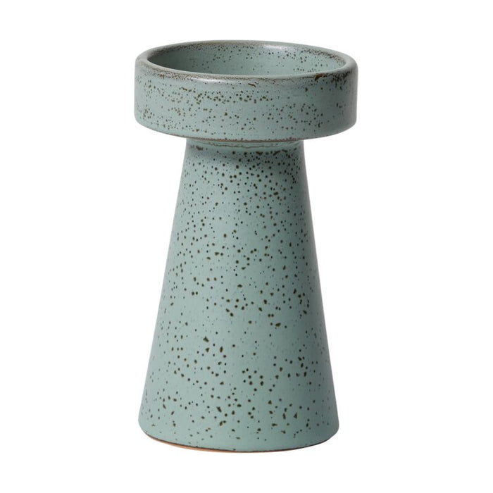 Design Shop Turquoise Dirillo Candlestick, 3.5" X 6.25", Set of 2.