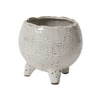 Design Shop Tan Noah Pot, 7" X 6", Set of 2.