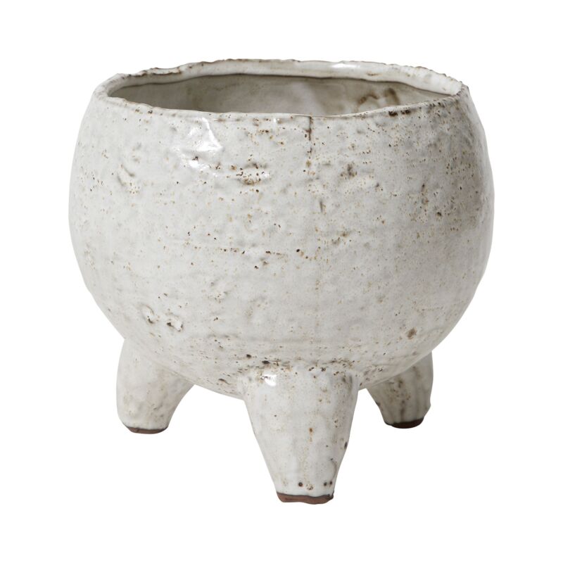Design Shop Tan Noah Pot, 6.5" X 7"