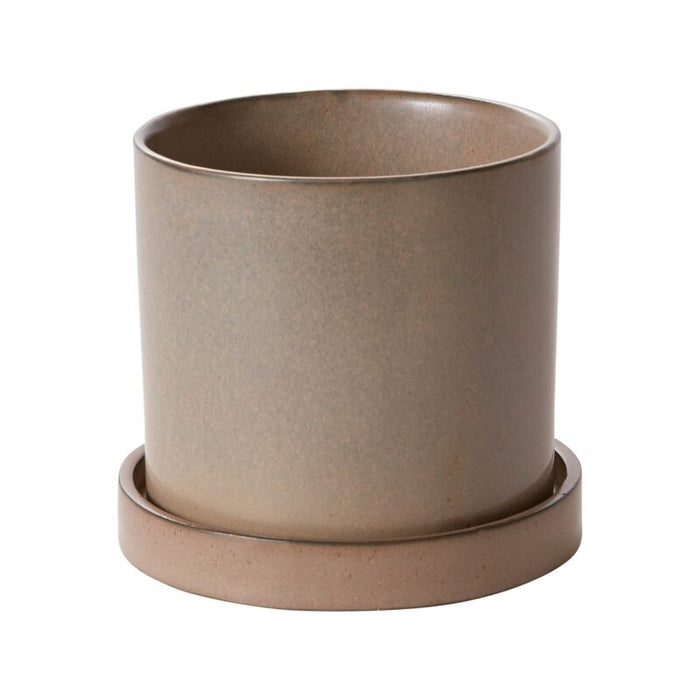 Design Shop Tan Hawthorne Pot, 5" X 5.5".