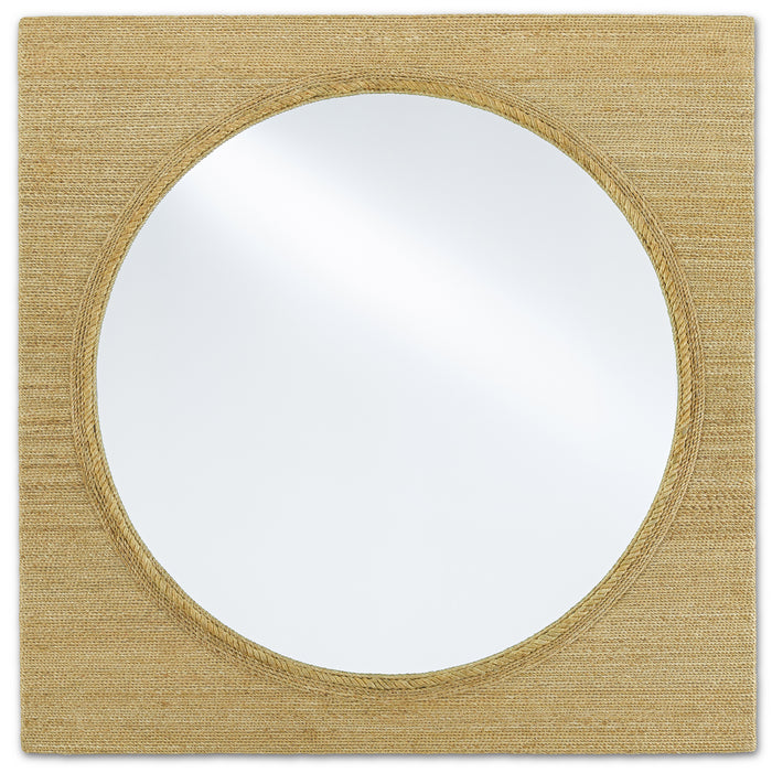 Currey and Company Mirror from the Tisbury collection in Natural/Mirror finish