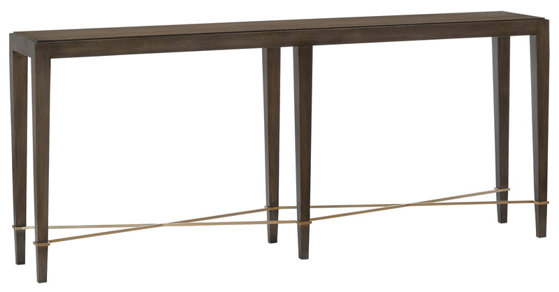 Currey and Company - 3000-0116 - Console Table - Verona Collection - Chanterelle/Champagne
