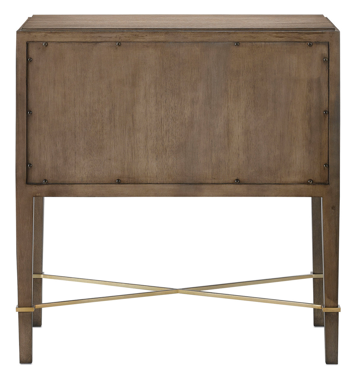 Currey and Company - 3000-0117 - Nightstand - Verona Collection - Chanterelle/Coffee/Champagne