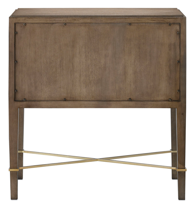 Currey and Company - 3000-0117 - Nightstand - Verona Collection - Chanterelle/Coffee/Champagne
