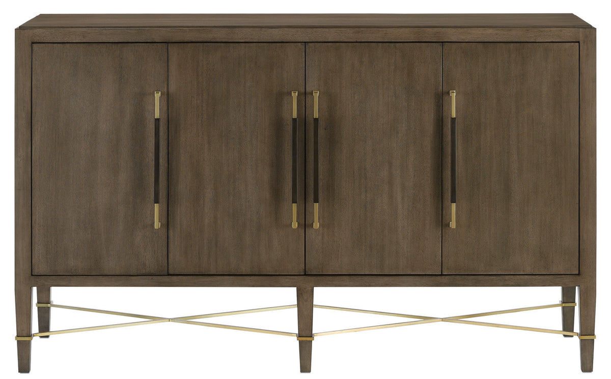 Currey and Company - 3000-0119 - Sideboard - Verona Collection - Chanterelle/Coffee/Champagne