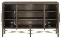 Currey and Company - 3000-0119 - Sideboard - Verona Collection - Chanterelle/Coffee/Champagne
