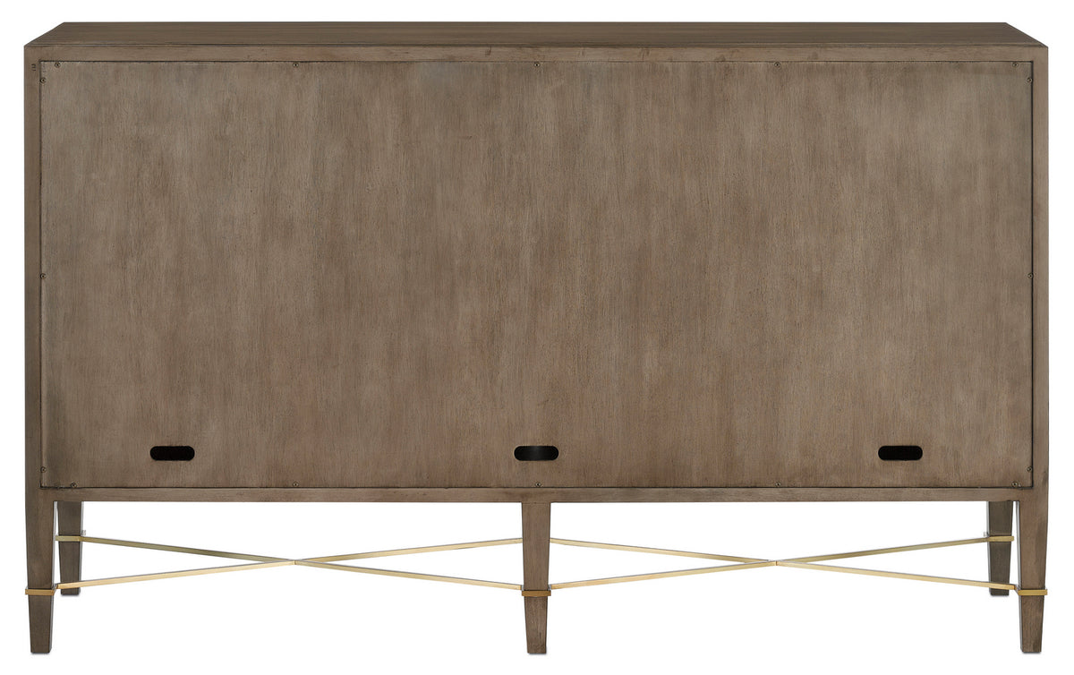 Currey and Company - 3000-0119 - Sideboard - Verona Collection - Chanterelle/Coffee/Champagne