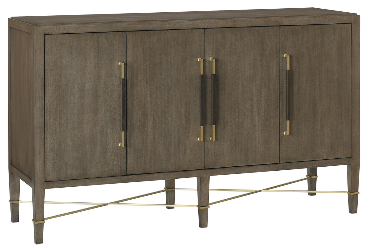 Currey and Company - 3000-0119 - Sideboard - Verona Collection - Chanterelle/Coffee/Champagne