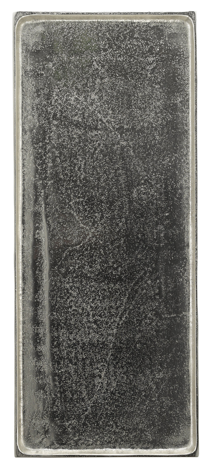Currey and Company - 4000-0061 - Side Table - Boyles Collection - Antique Silver/Black