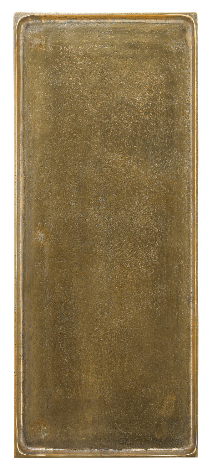 Currey and Company - 4000-0060 - Side Table - Boyles Collection - Antique Brass/Black