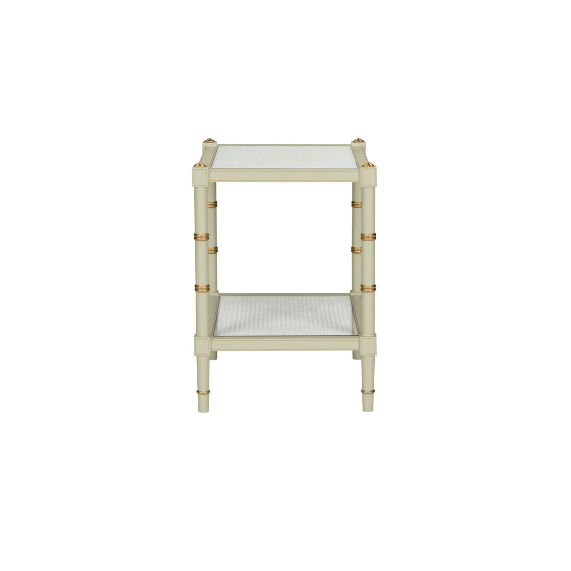 Chelsea House Conner Cane End Table - Green