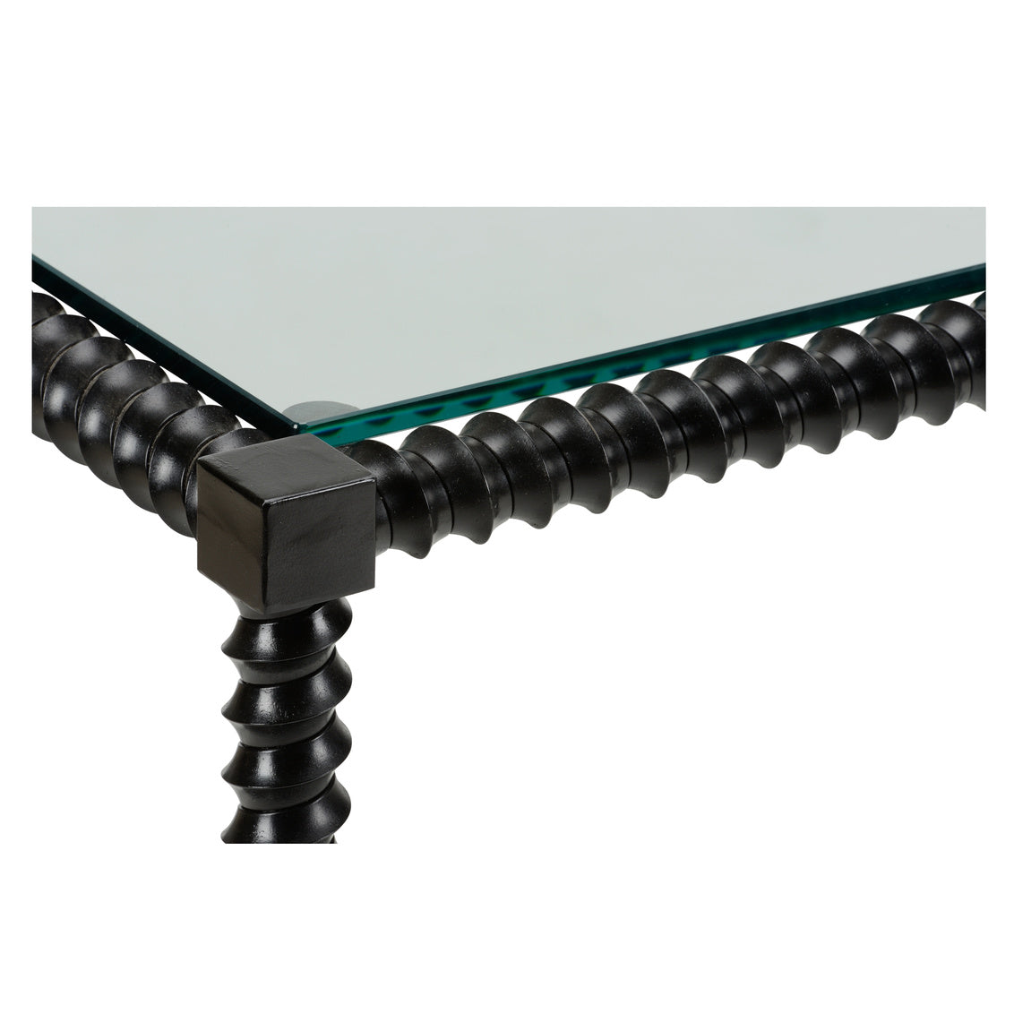 Chelsea House Twisted Console Table - Black