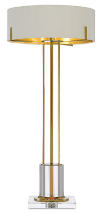 Currey and Company - 6000-0355 - LED Table Lamp - Winsland Brass Table Lamp - Polished Brass/Clear
