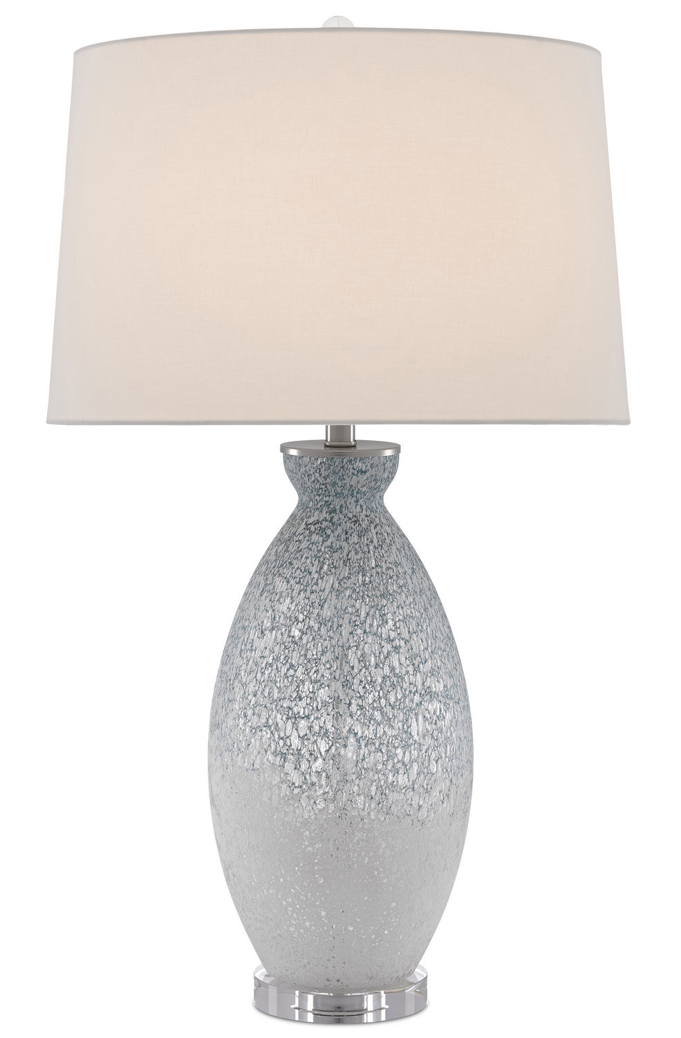 Currey and Company - 6000-0467 - One Light Table Lamp - Hatira Table Lamp - Pale Blue/White